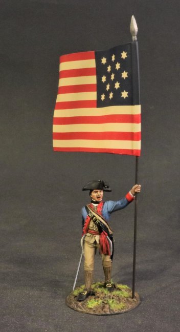 Infantry Officer with National Flag, 2nd New Hampshire Regiment